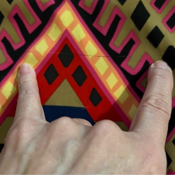 Mara Hoffman Geo Bazaar racerback tank top XS T back strappy abstract geometric - Picture 11 of 11